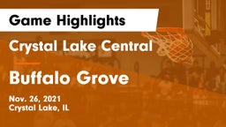 Crystal Lake Central  vs Buffalo Grove  Game Highlights - Nov. 26, 2021