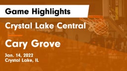 Crystal Lake Central  vs Cary Grove  Game Highlights - Jan. 14, 2022