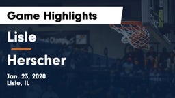 Lisle  vs Herscher  Game Highlights - Jan. 23, 2020