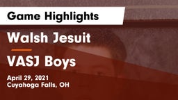 Walsh Jesuit  vs VASJ Boys Game Highlights - April 29, 2021