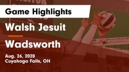 Walsh Jesuit  vs Wadsworth  Game Highlights - Aug. 26, 2020
