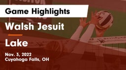 Walsh Jesuit  vs Lake  Game Highlights - Nov. 3, 2022