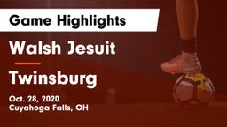 Walsh Jesuit  vs Twinsburg  Game Highlights - Oct. 28, 2020