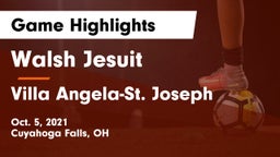 Walsh Jesuit  vs Villa Angela-St. Joseph  Game Highlights - Oct. 5, 2021