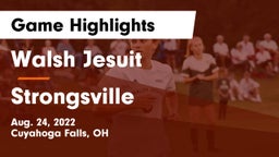 Walsh Jesuit  vs Strongsville  Game Highlights - Aug. 24, 2022