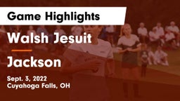 Walsh Jesuit  vs Jackson  Game Highlights - Sept. 3, 2022