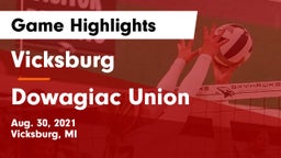Vicksburg  vs Dowagiac Union Game Highlights - Aug. 30, 2021