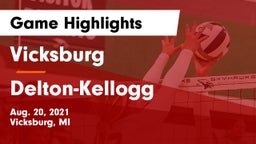 Vicksburg  vs Delton-Kellogg Game Highlights - Aug. 20, 2021
