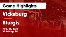 Vicksburg  vs Sturgis  Game Highlights - Aug. 26, 2022