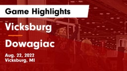 Vicksburg  vs Dowagiac Game Highlights - Aug. 22, 2022
