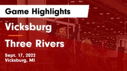 Vicksburg  vs Three Rivers  Game Highlights - Sept. 17, 2022