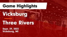 Vicksburg  vs Three Rivers  Game Highlights - Sept. 29, 2022