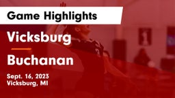 Vicksburg  vs Buchanan  Game Highlights - Sept. 16, 2023