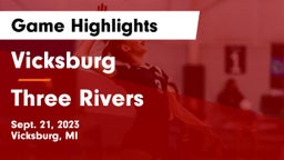 Vicksburg  vs Three Rivers  Game Highlights - Sept. 21, 2023