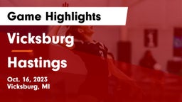 Vicksburg  vs Hastings  Game Highlights - Oct. 16, 2023