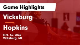Vicksburg  vs Hopkins  Game Highlights - Oct. 16, 2023