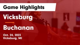 Vicksburg  vs Buchanan  Game Highlights - Oct. 24, 2023