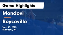 Mondovi  vs Boyceville  Game Highlights - Jan. 13, 2023