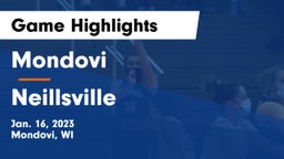 Mondovi  vs Neillsville  Game Highlights - Jan. 16, 2023