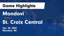 Mondovi  vs St. Croix Central  Game Highlights - Jan. 28, 2023