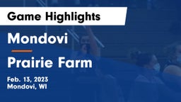 Mondovi  vs Prairie Farm  Game Highlights - Feb. 13, 2023