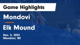 Mondovi  vs Elk Mound  Game Highlights - Dec. 5, 2023
