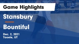 Stansbury  vs Bountiful  Game Highlights - Dec. 2, 2021