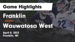 Franklin  vs Wauwatosa West  Game Highlights - April 8, 2022