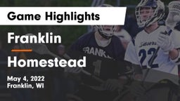 Franklin  vs Homestead  Game Highlights - May 4, 2022