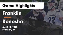 Franklin  vs Kenosha Game Highlights - April 11, 2024