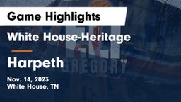 White House-Heritage  vs Harpeth  Game Highlights - Nov. 14, 2023