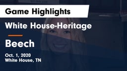 White House-Heritage  vs Beech Game Highlights - Oct. 1, 2020