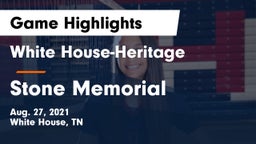 White House-Heritage  vs Stone Memorial  Game Highlights - Aug. 27, 2021