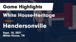 White House-Heritage  vs Hendersonville Game Highlights - Sept. 18, 2021