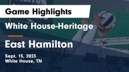 White House-Heritage  vs East Hamilton  Game Highlights - Sept. 15, 2023