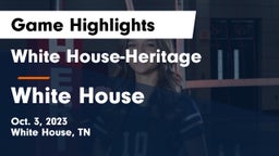White House-Heritage  vs White House  Game Highlights - Oct. 3, 2023