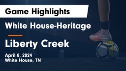 White House-Heritage  vs Liberty Creek Game Highlights - April 8, 2024
