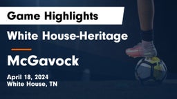 White House-Heritage  vs McGavock  Game Highlights - April 18, 2024