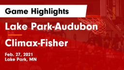 Lake Park-Audubon  vs ******-Fisher  Game Highlights - Feb. 27, 2021
