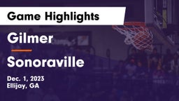 Gilmer  vs Sonoraville  Game Highlights - Dec. 1, 2023