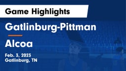 Gatlinburg-Pittman  vs Alcoa  Game Highlights - Feb. 3, 2023
