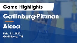 Gatlinburg-Pittman  vs Alcoa  Game Highlights - Feb. 21, 2023