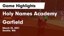 Holy Names Academy vs Garfield Game Highlights - March 25, 2021