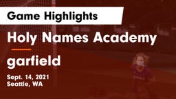 Holy Names Academy vs garfield  Game Highlights - Sept. 14, 2021