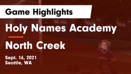 Holy Names Academy vs North Creek  Game Highlights - Sept. 16, 2021