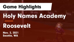 Holy Names Academy vs Roosevelt  Game Highlights - Nov. 2, 2021