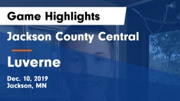 Jackson County Central  vs Luverne  Game Highlights - Dec. 10, 2019
