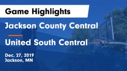 Jackson County Central  vs United South Central  Game Highlights - Dec. 27, 2019