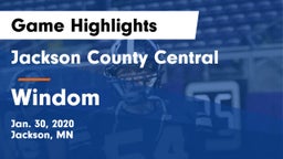 Jackson County Central  vs Windom  Game Highlights - Jan. 30, 2020