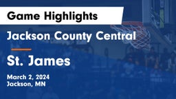 Jackson County Central  vs St. James  Game Highlights - March 2, 2024